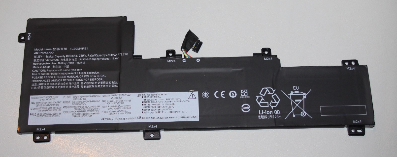 L20M4PE1 REPLACEMENT BATTERY FOR LENOVO IDEAPAD 5 PRO 16ARH7 75WH 5B11B66552