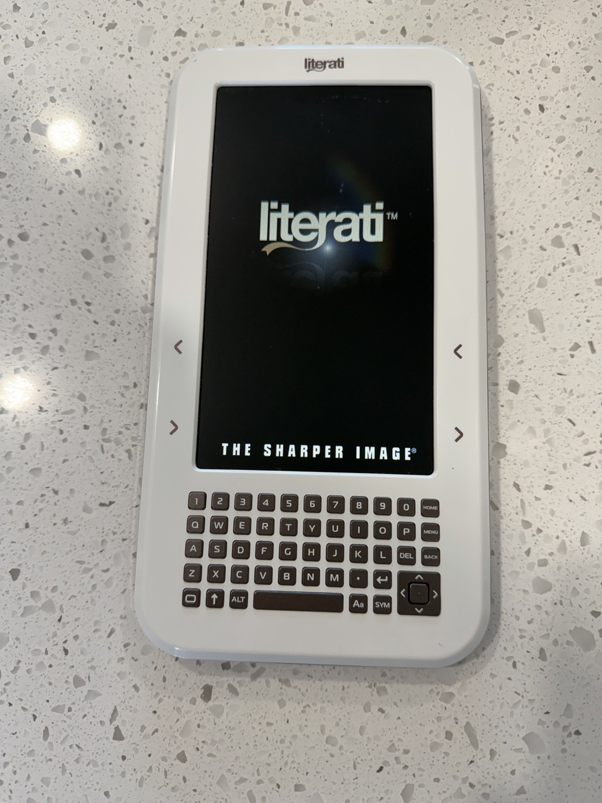The Sharper Image Literati Wireless Reader E-book Keyboard [1637287] Tested