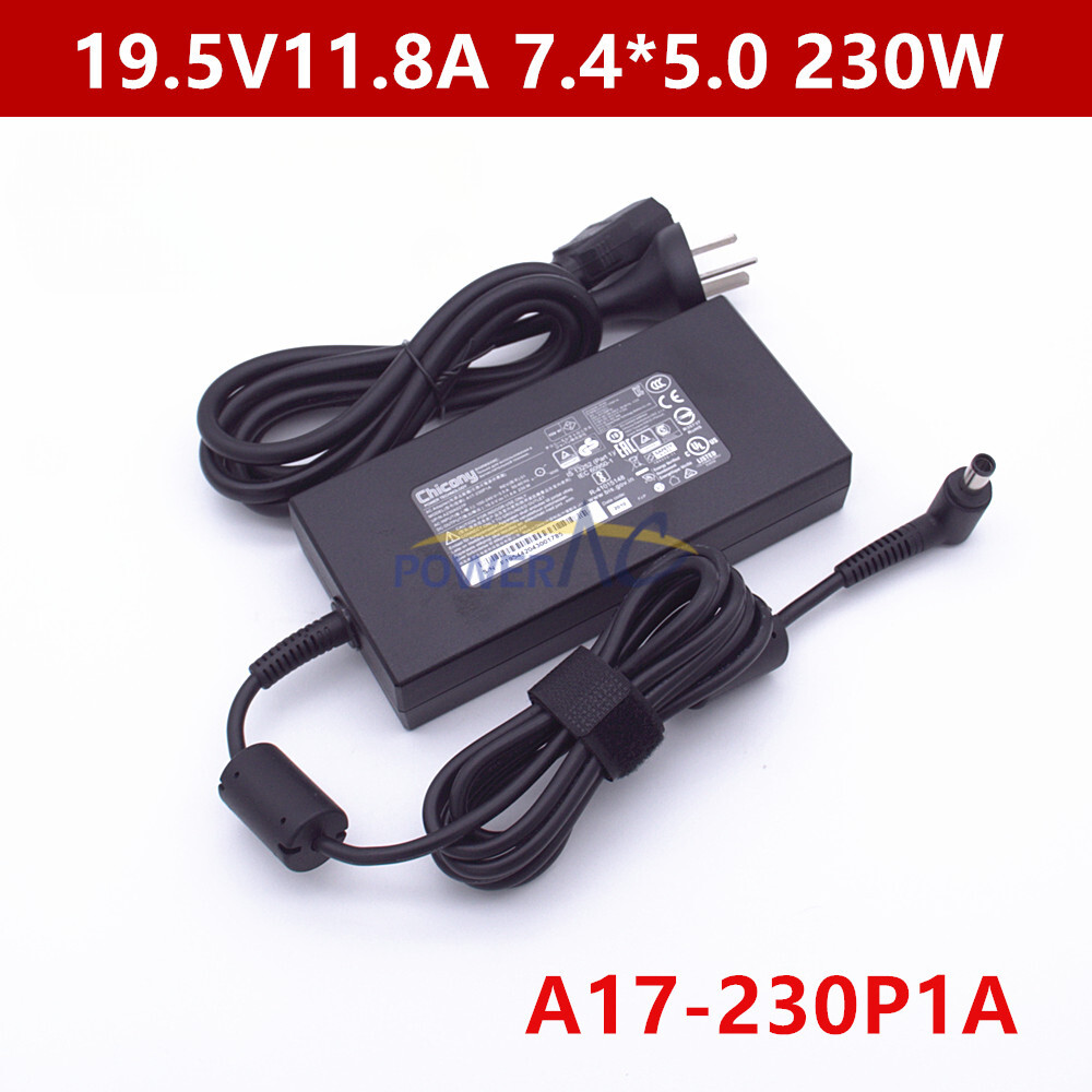 Original 19.5V11.8A 230W MSI GT72VR 7RE Dominator Pro Power Adapter Charger