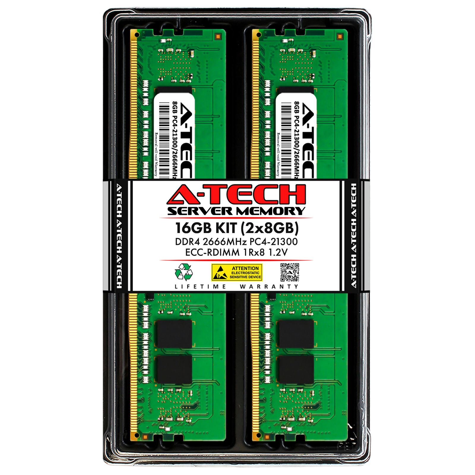 16GB 2x 8GB PC4-2666 RDIMM Supermicro 6028R-E1CR24L 6038R-DE2CR16L Memory RAM