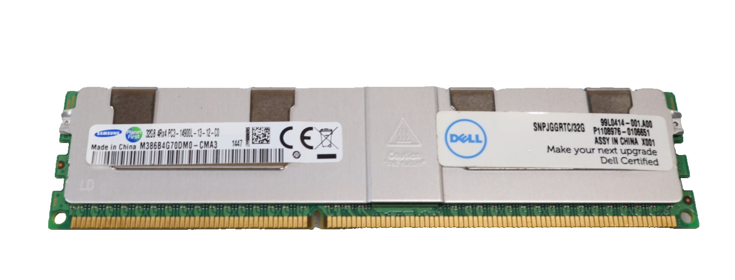 32GB Samsung M386B4G70DM0-CMA PC3-14900L 1866MHz DDR3 ECC LRDIMM Server RAM