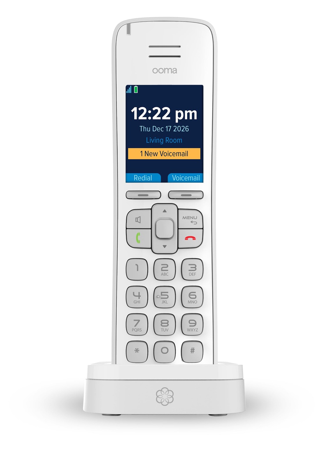 HD3 White Cordless Handset with HD Voice Quality