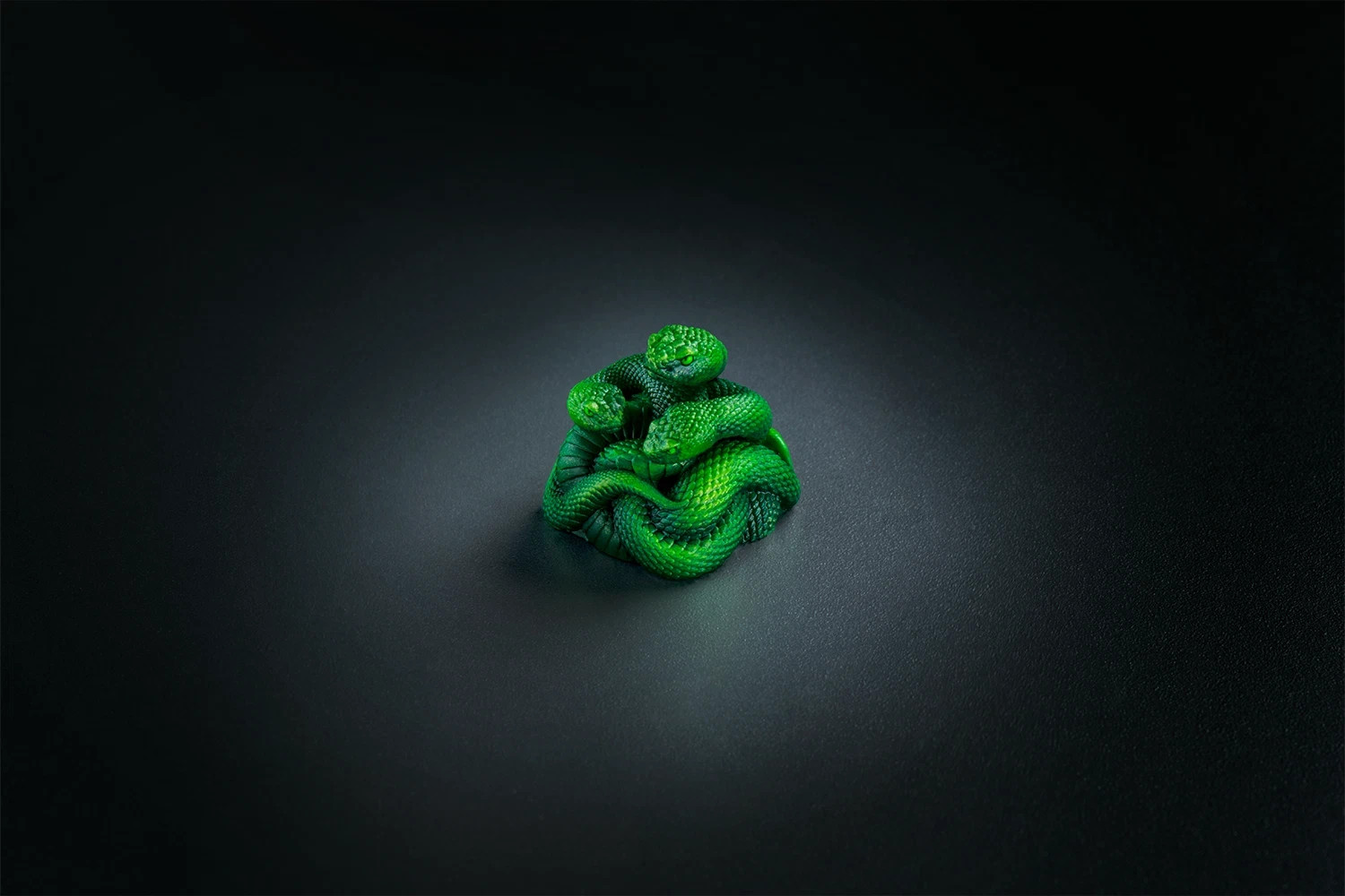 Razer Triple Headed Snake Artisan Keycap - LIMITED EDITION IN HAND 