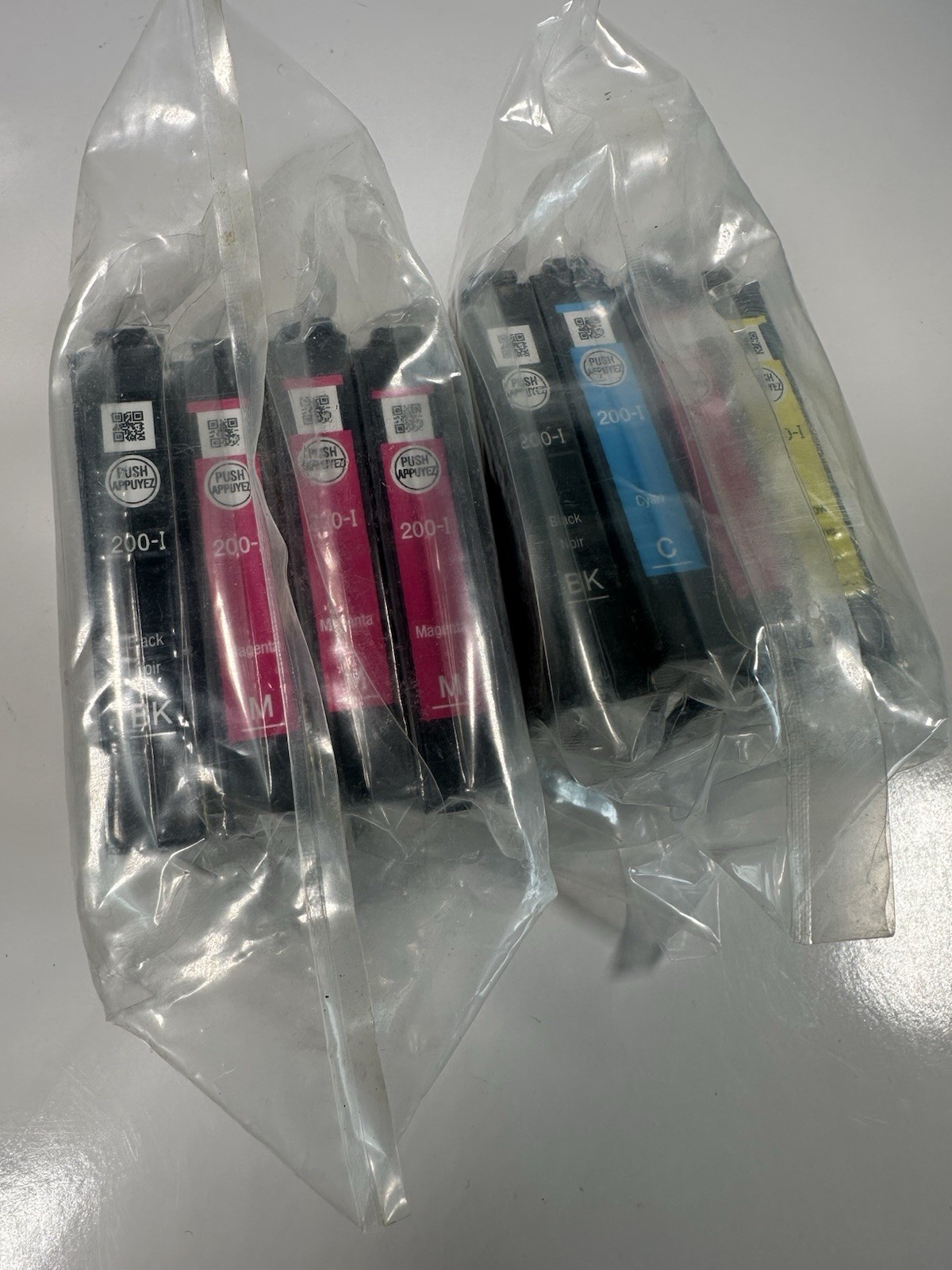 New Genuine Epson 200-I Black Magenta Yellow 8 Pack Ink Cartridges
