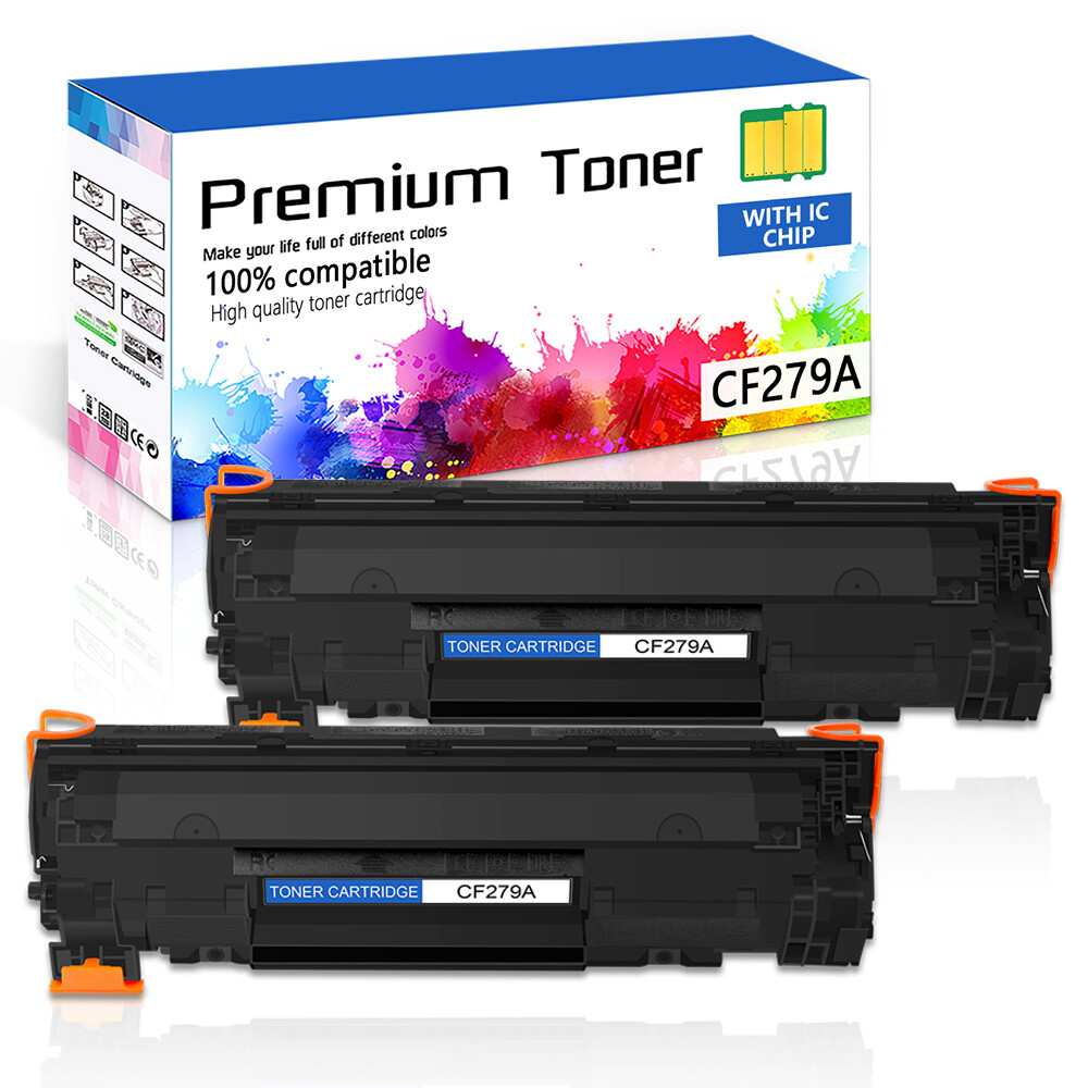 2PK CF279A Toner Cartridge for HP 79A Laserjet Pro MFP M26a M26nw M12a M12w