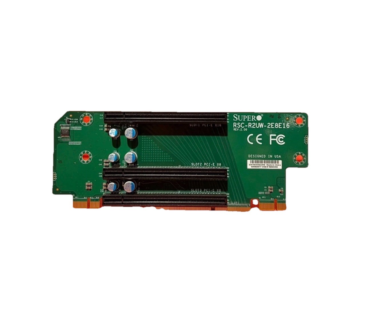 SUPERMICRO RSC-R2UW-2E8E16 PCI Riser 2U- 1X PCI x16, 2X PCI-E x8