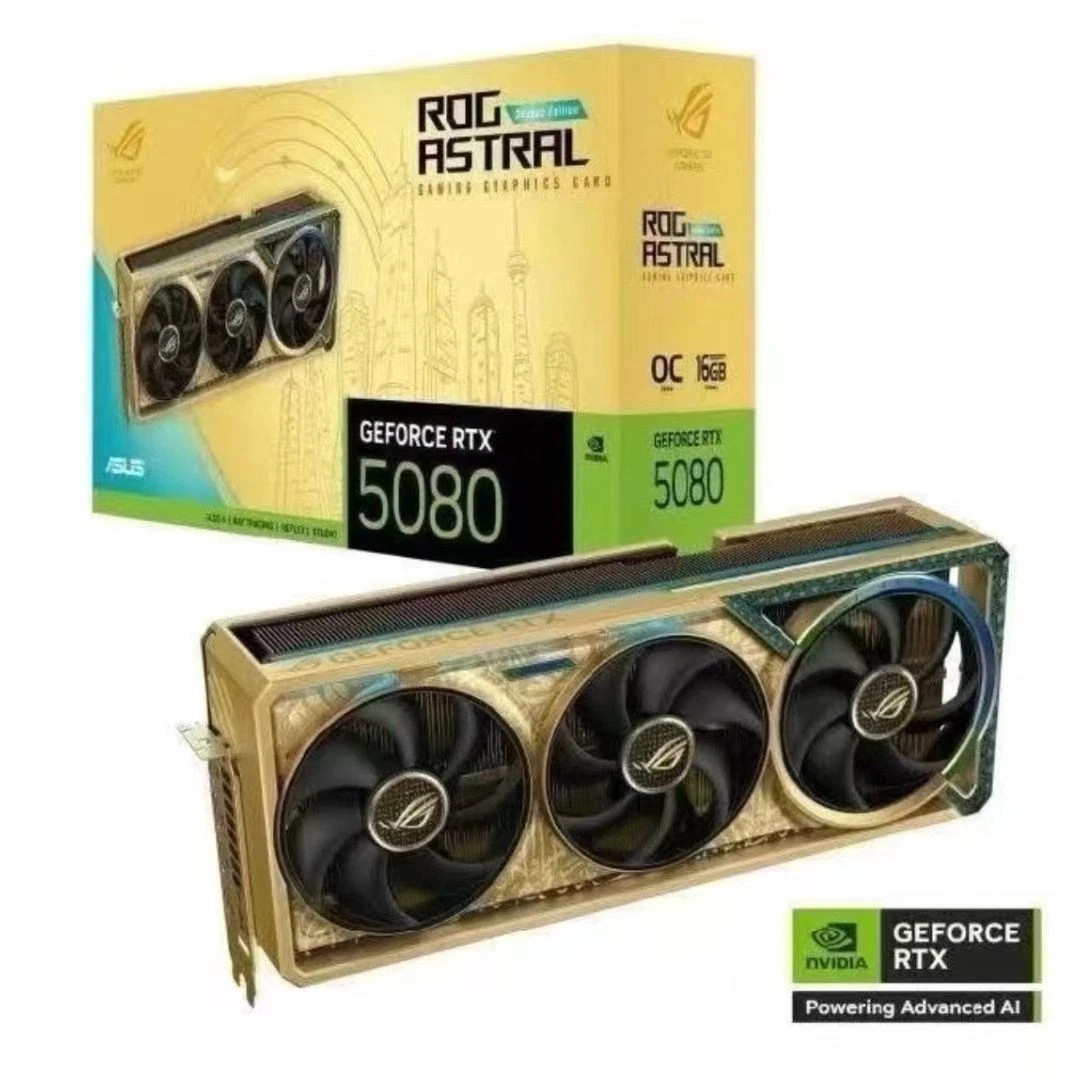 ASUS GeForce RTX 5080 ROG Astral Dhahab CORE OC Edition GDDR7 Graphics card-