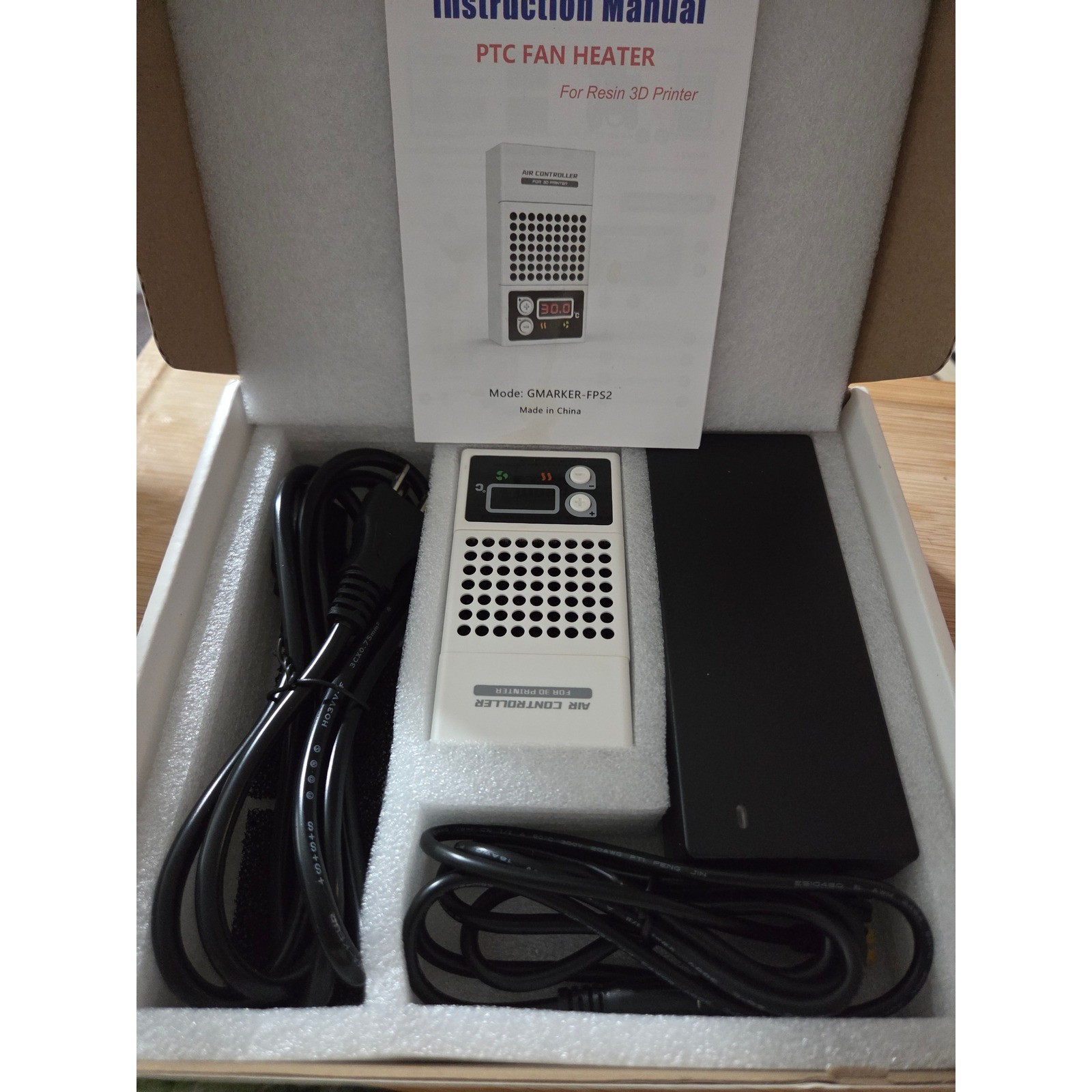 GMARKER-FPS1 Resin 3D Printer PTC Fan Heater Air Controller 10-50C 100W New Open