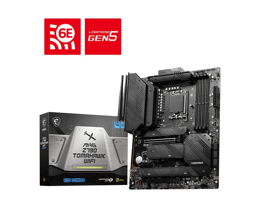 MSI MAG Z790 Tomahawk WiFi Motherboard — New | 3-Year Manufacturer's Warranty