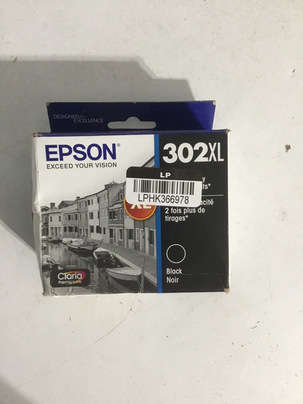 Genuine Epson 302XL Claria Premium Ink - Black Open Box 2024-2026 Select Year