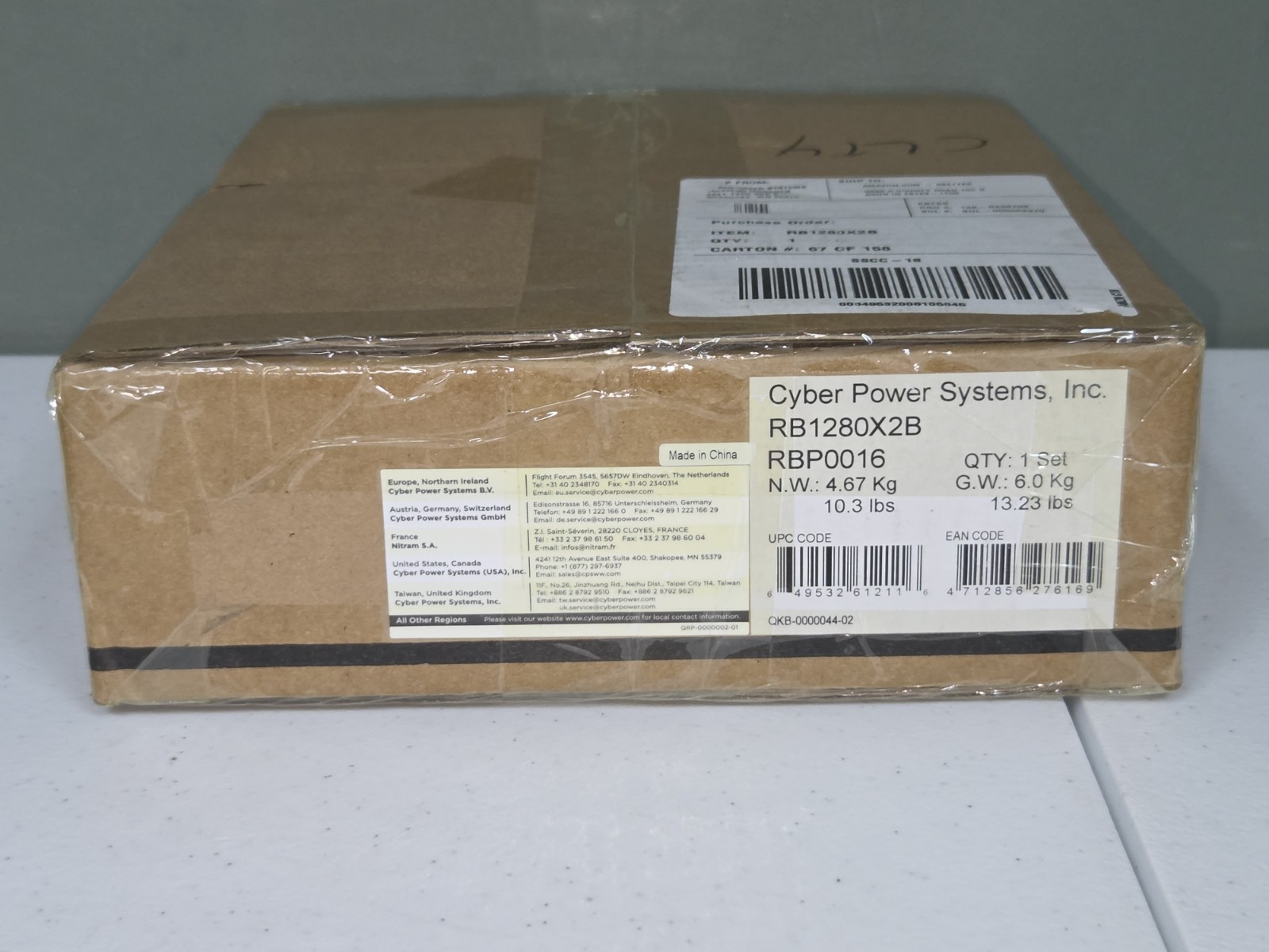 New & Sealed CyberPower RB1280X2B UPS Replacement Battery Cartridge - NIB