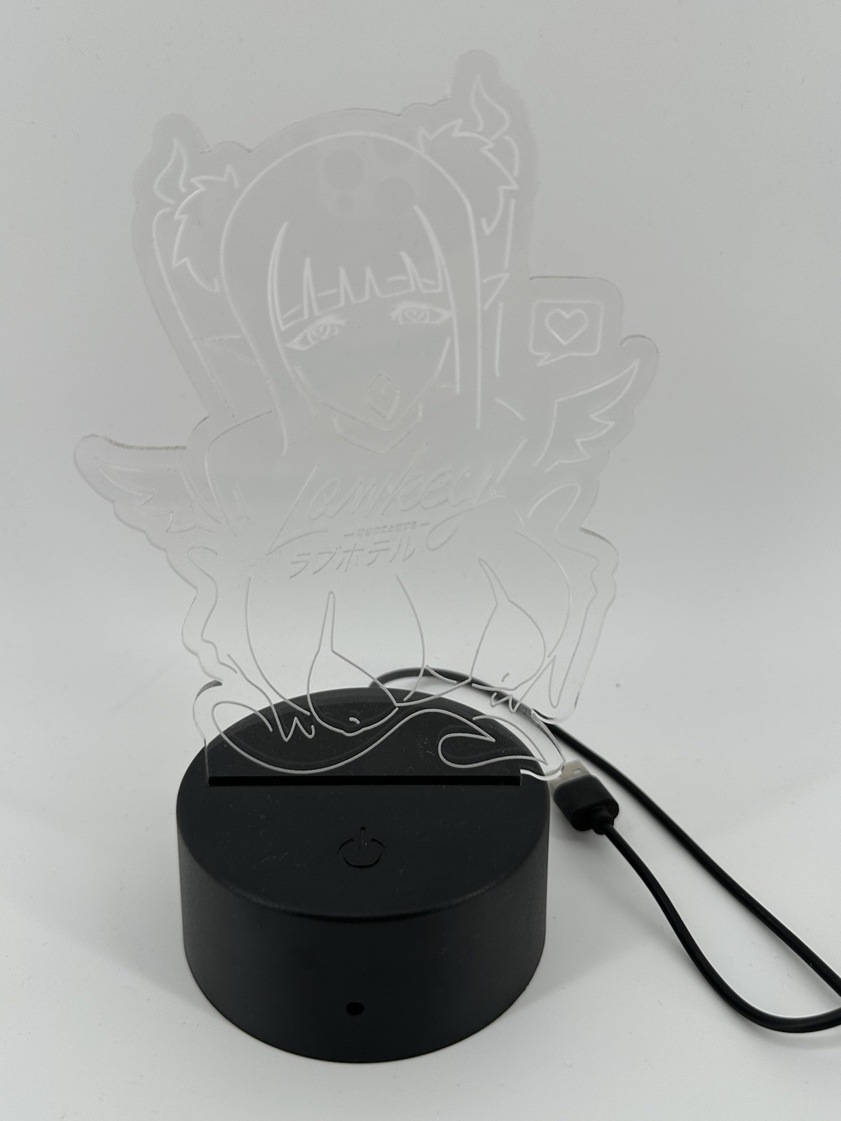 Lowkey Geeks "LOVE HOTEL" MARIN MINI LED RGB DISPLAY Battery Or Plug In USB