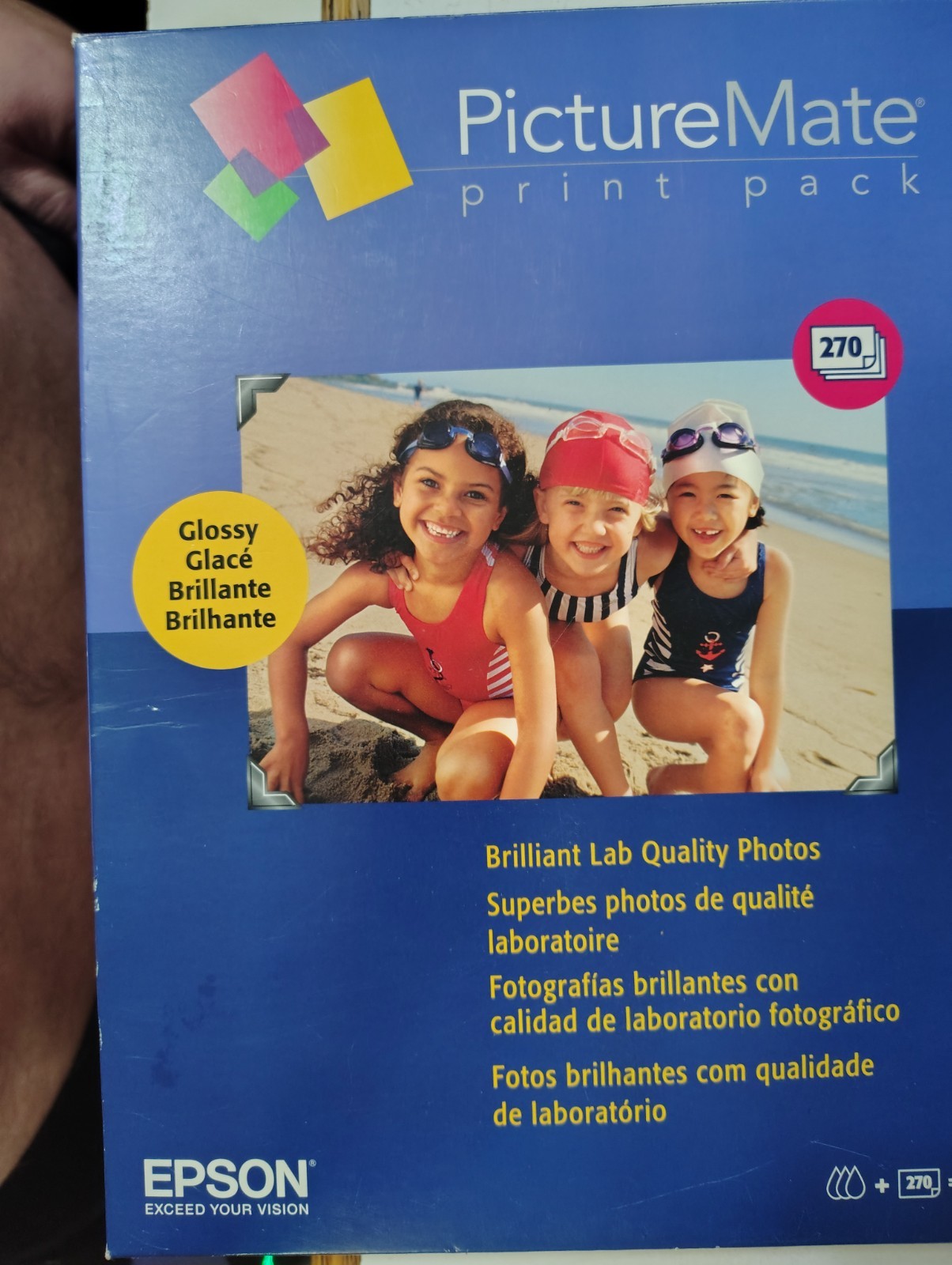 Genuine EPSON (T5570) Picture Mate Print Pack Glossy Sheets & Ink NEW 270 photos