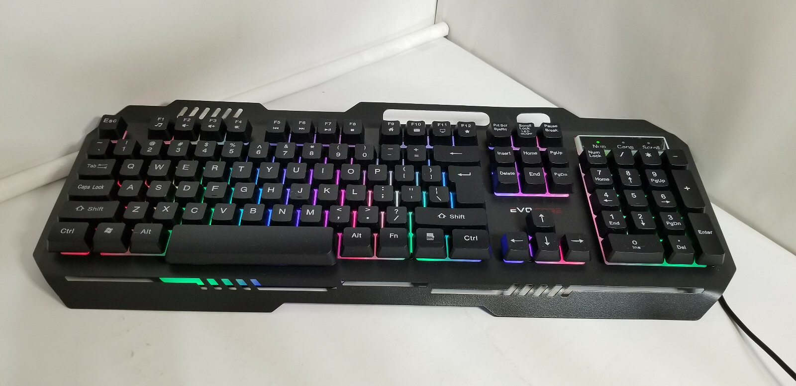 Evo Core Nemesis Gaming Keyboard Anti-Ghosting Low Noise Tactile Keys ~ Tested