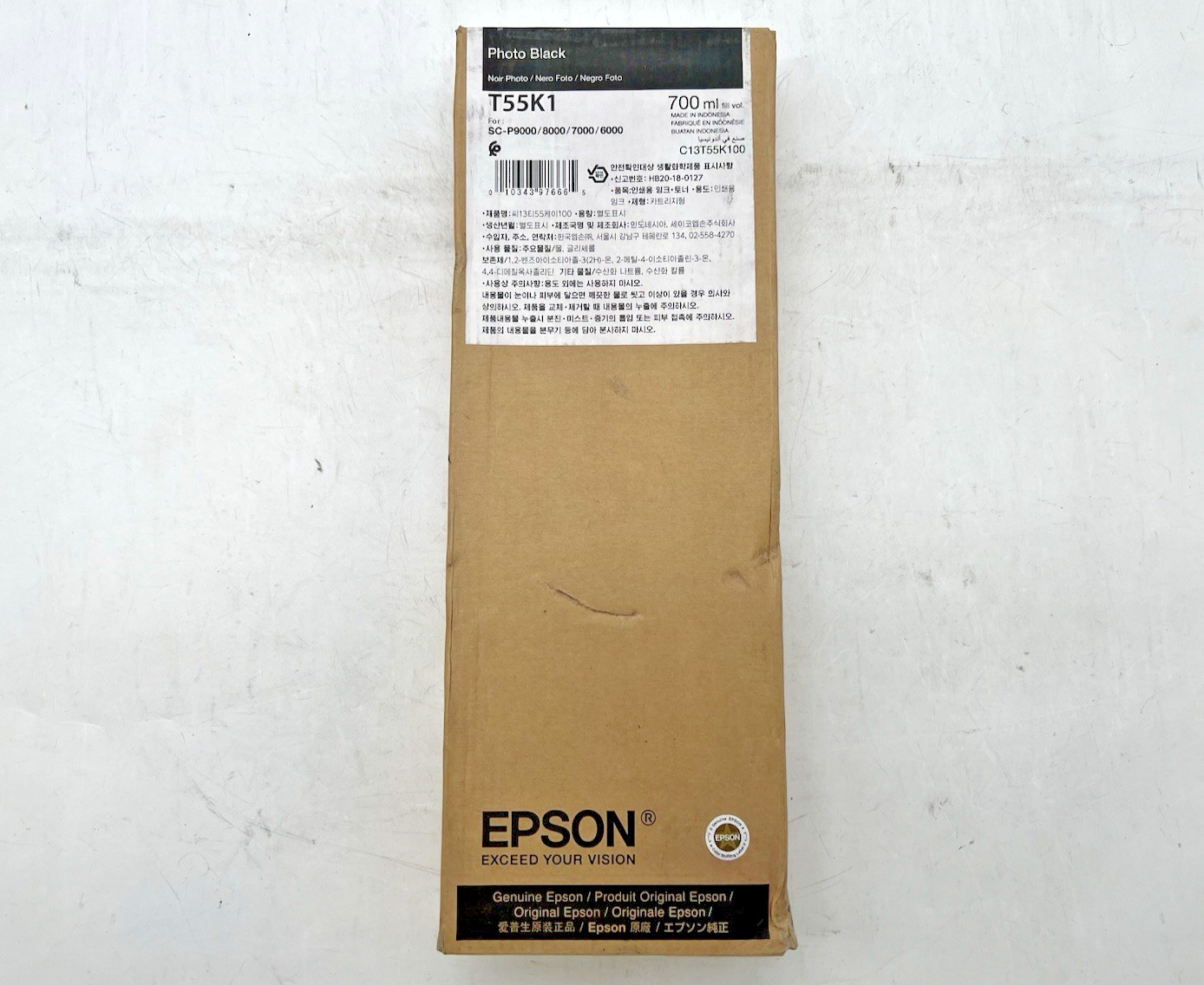 Epson Photo Black Ink Cartridge T55K1 700ml
