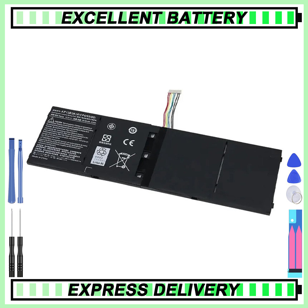 AP13B3K AP13B8K Battery For Acer Aspire R7-571 R7-572 V5-572P V5-573 V5-472 53Wh