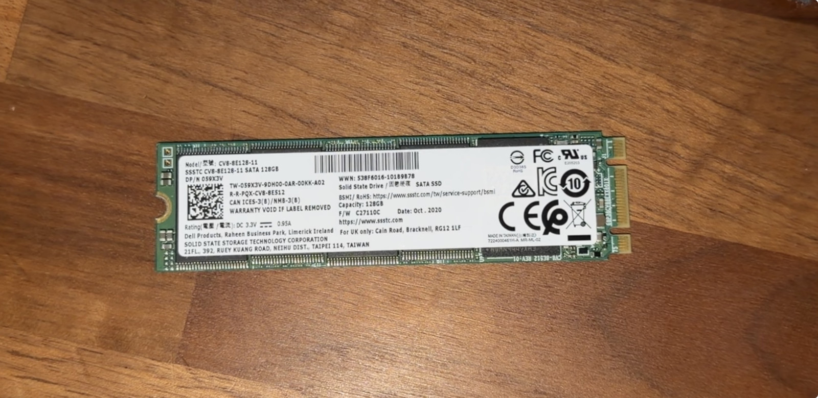 Dell 059X3V 128GB SSSTC CV8-8E128-11 M.2 SSD SATA