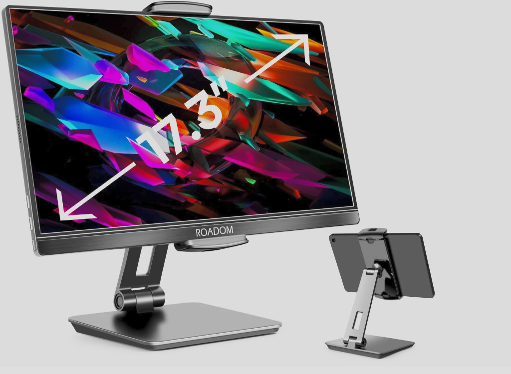ROADOM Adjustable Aluminum Tablet Stand for iPad, Tablets & Phones - Open Box