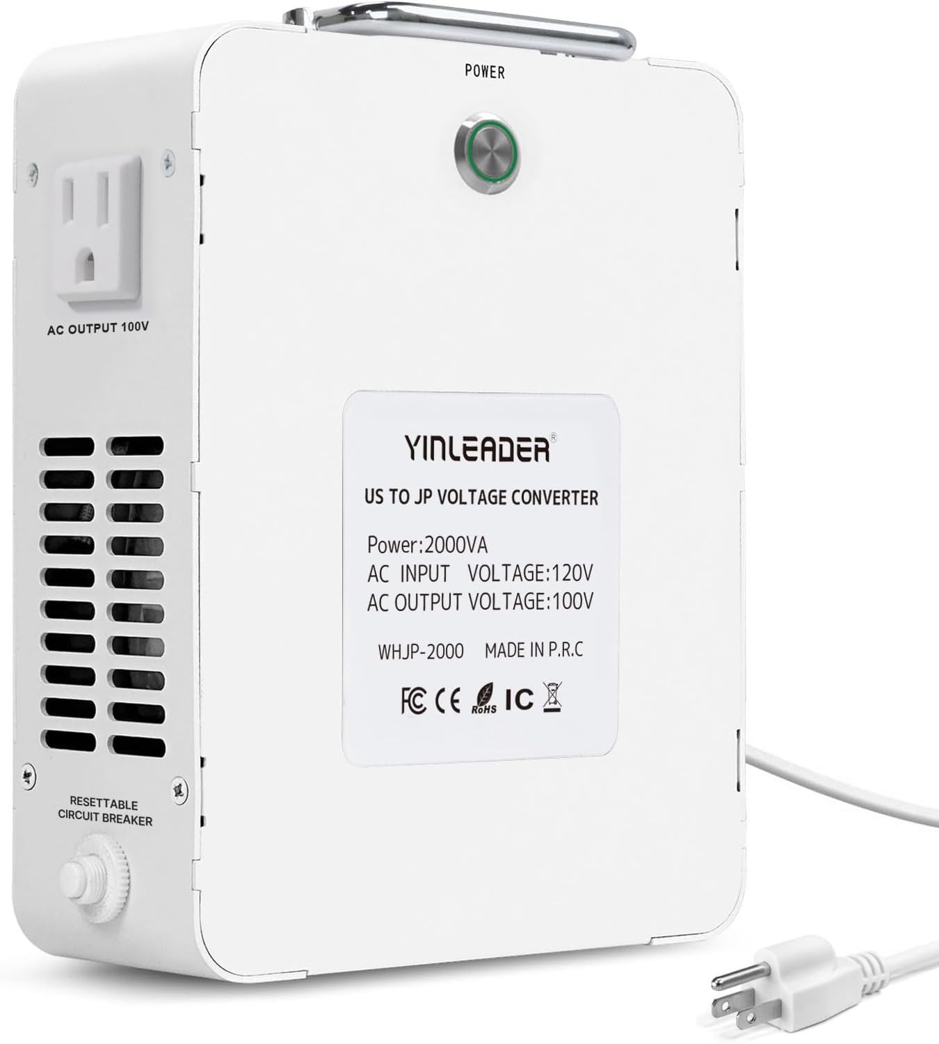 Step Down Transformer 2000W 120-100V