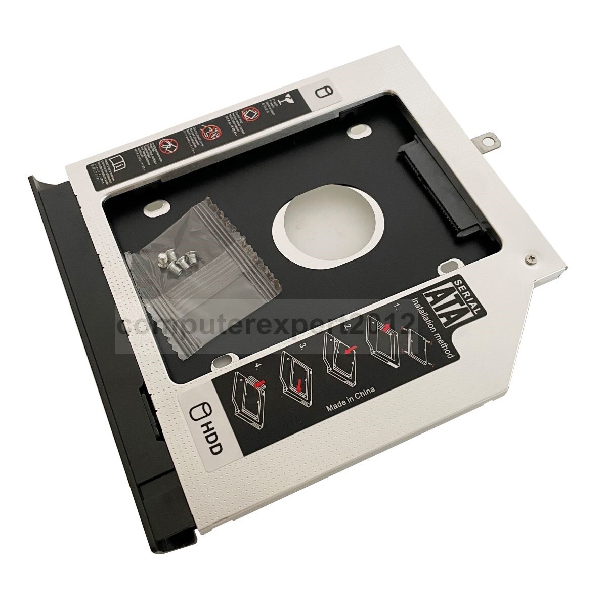 with Bezel 2nd HDD SSD hard drive bay Frame Caddy For Lenovo IdeaPad 330C Series