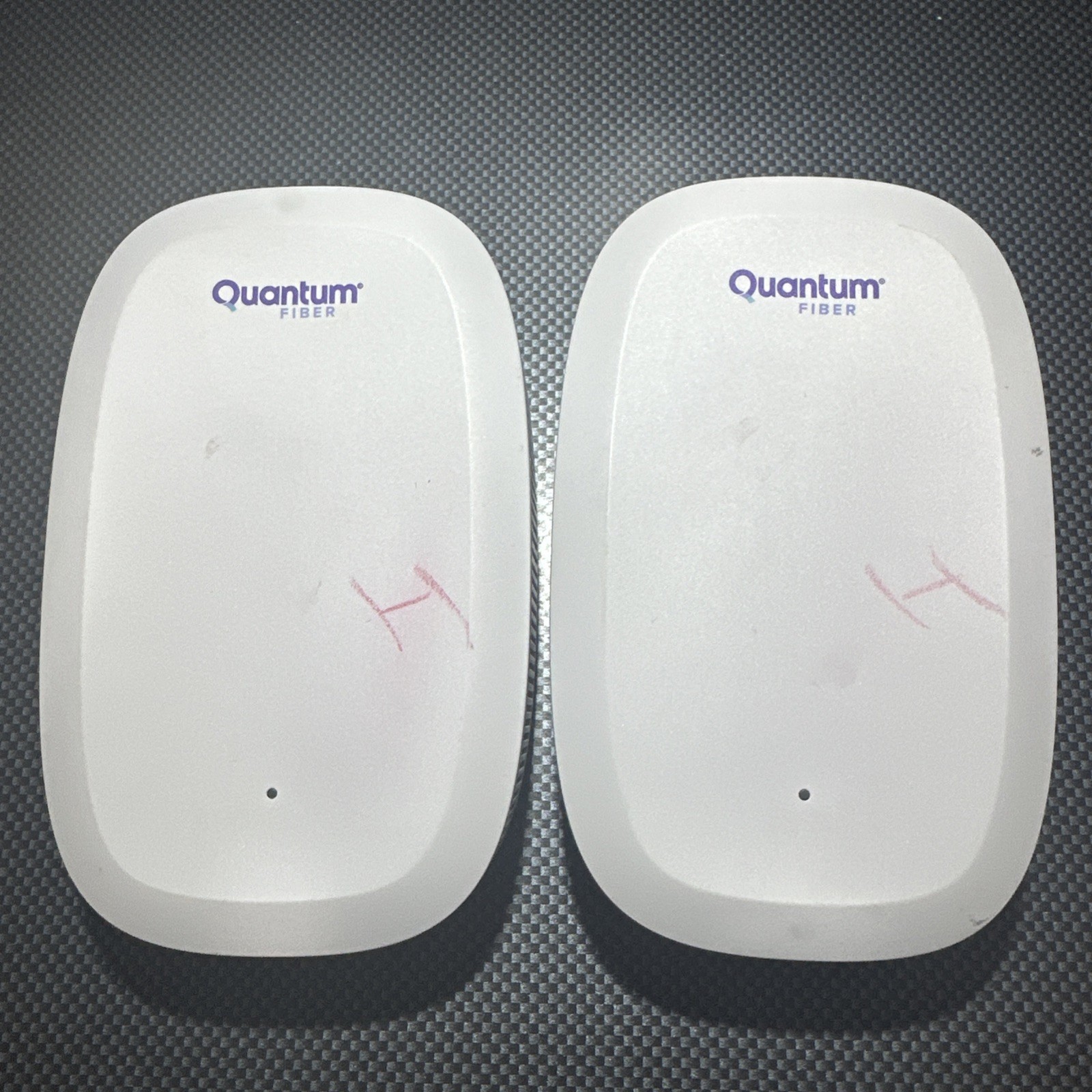 2x Quantum Fiber Q9500WK WiFi 6 Tri-Band 360 WiFi Pods Tested Working