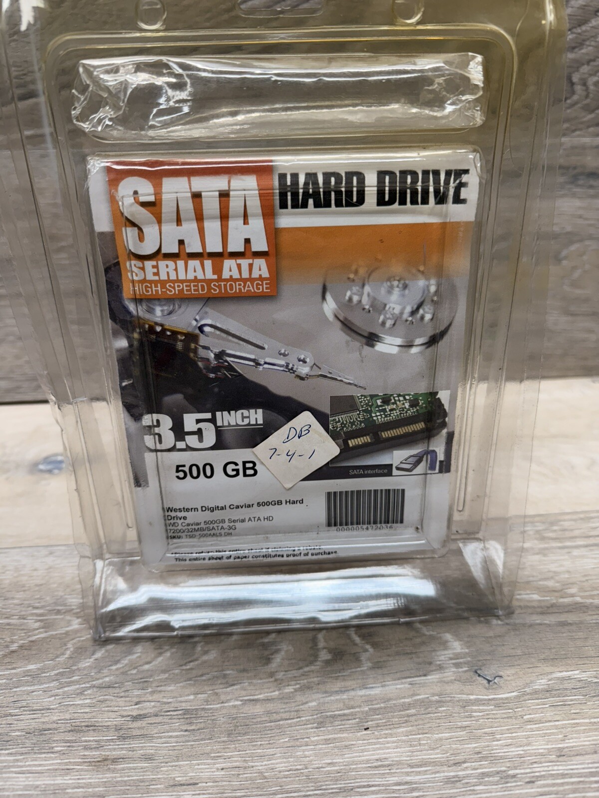 Western Digital WD Caviar Black 500GB, 7200, HD SATA-3G 32Mb Cache - NEW SEALED