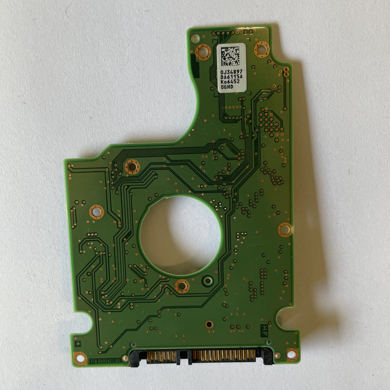 Hitachi 0J43955 2.5" SATA HDD PCB Board 220 0A90427 01 FW B A340 A/A Z7K500-500