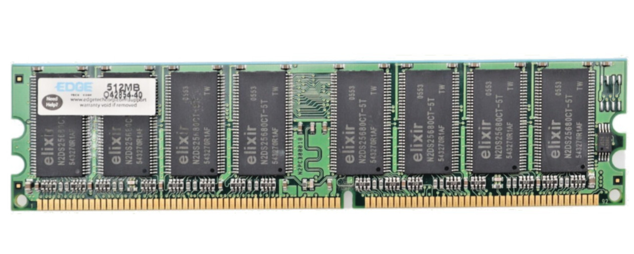 Elixir N2DS25680CT-5T 512MB DDR PC3200 333MHZ Non-ECC Desktop Memory RAM