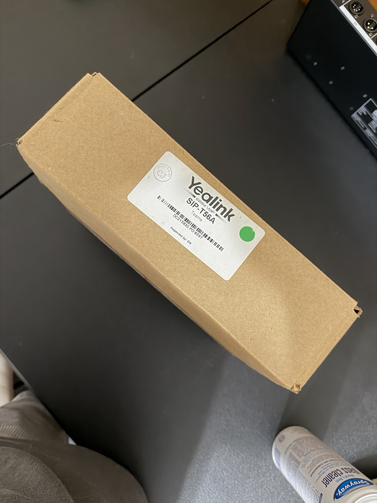 Yealink SIP-T56A Teams Edition IP Phone 7" Touchscreen PoE - Brand New In Box