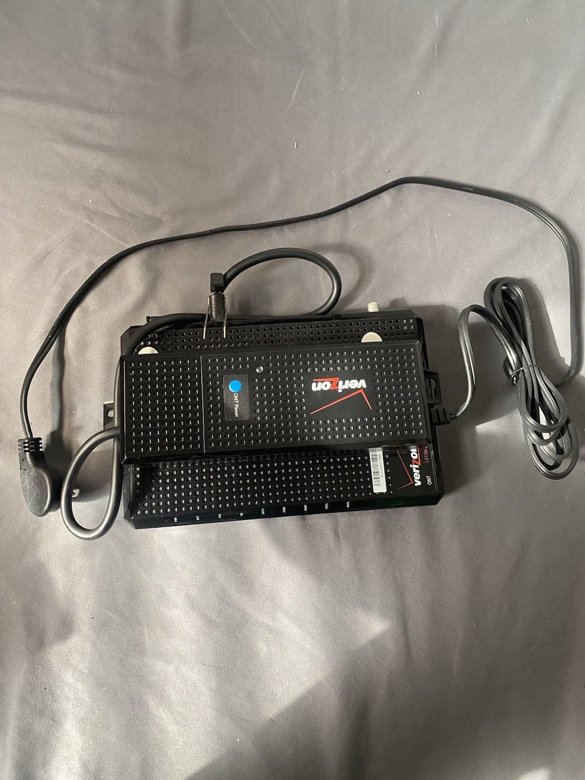Verizon FIOS ONT Optical Network Terminal Nokia I-211M-L Modem & Power Supply