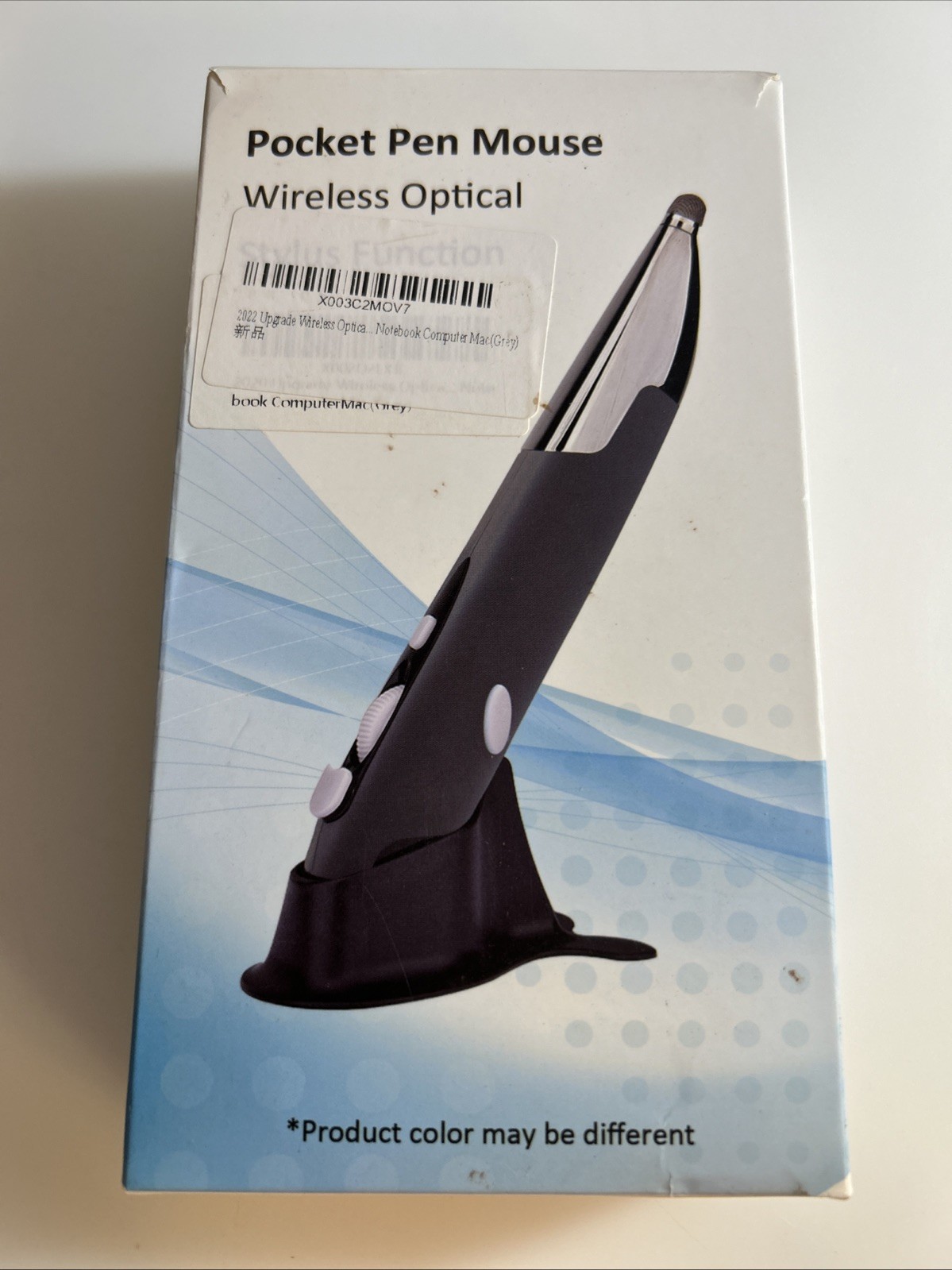 NOS Pocket Pen Mouse Wireless Optical Unused zams
