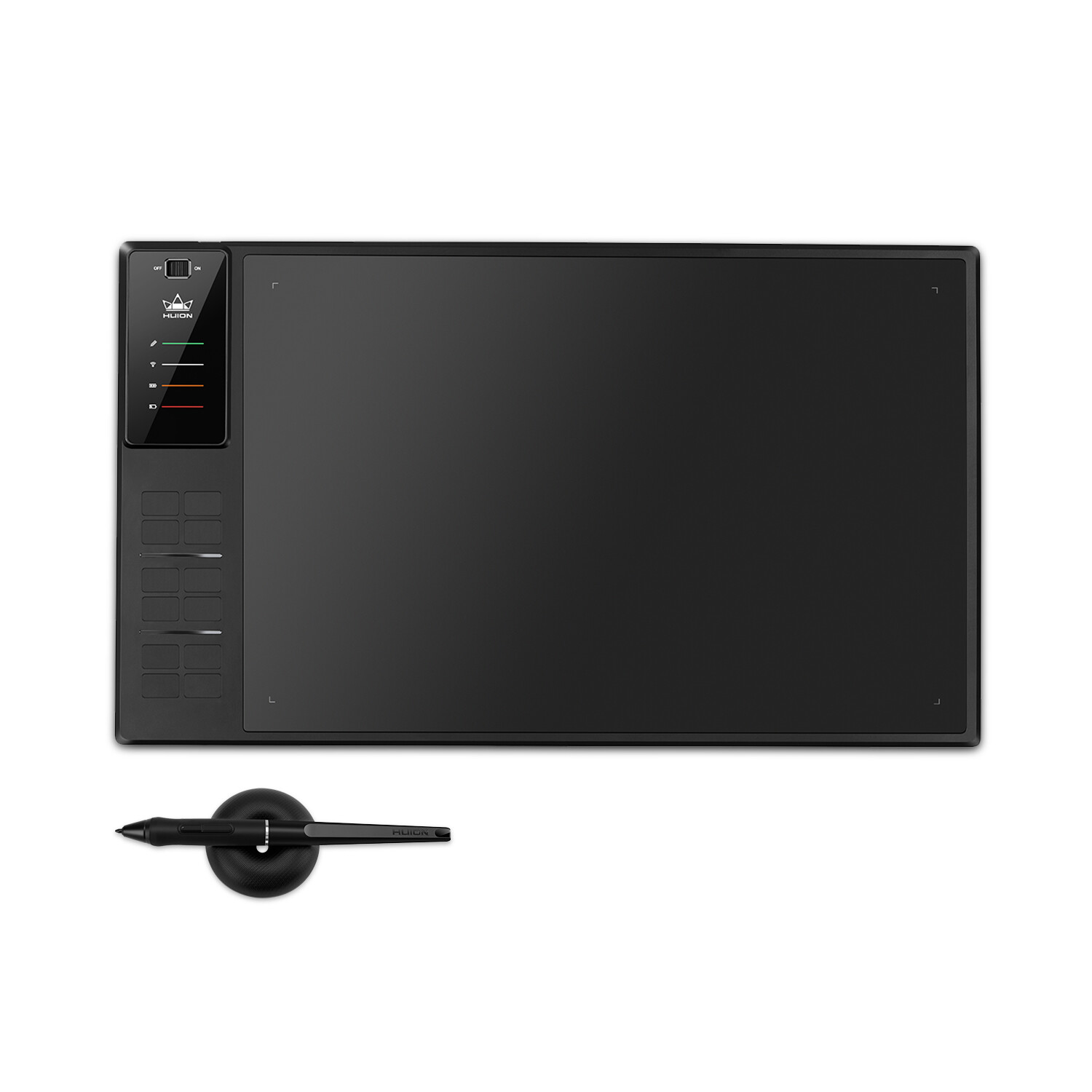HUION Inspiroy WH1409 V2 Wireless Drawing Tablet Upgrade Verison 12 Keys Tilt 