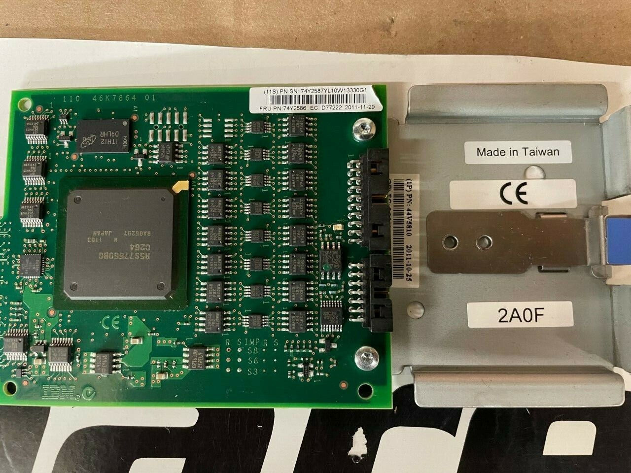 IBM 46Y3513 44V5810 2A0F POWER 750 EXPRESS 8233-E8B THERMAL MANAGEMENT CARD
