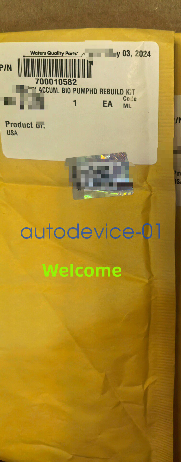 New waters 700010582 Pump Maintenance Kit Fast Shipping DHL/FedEx