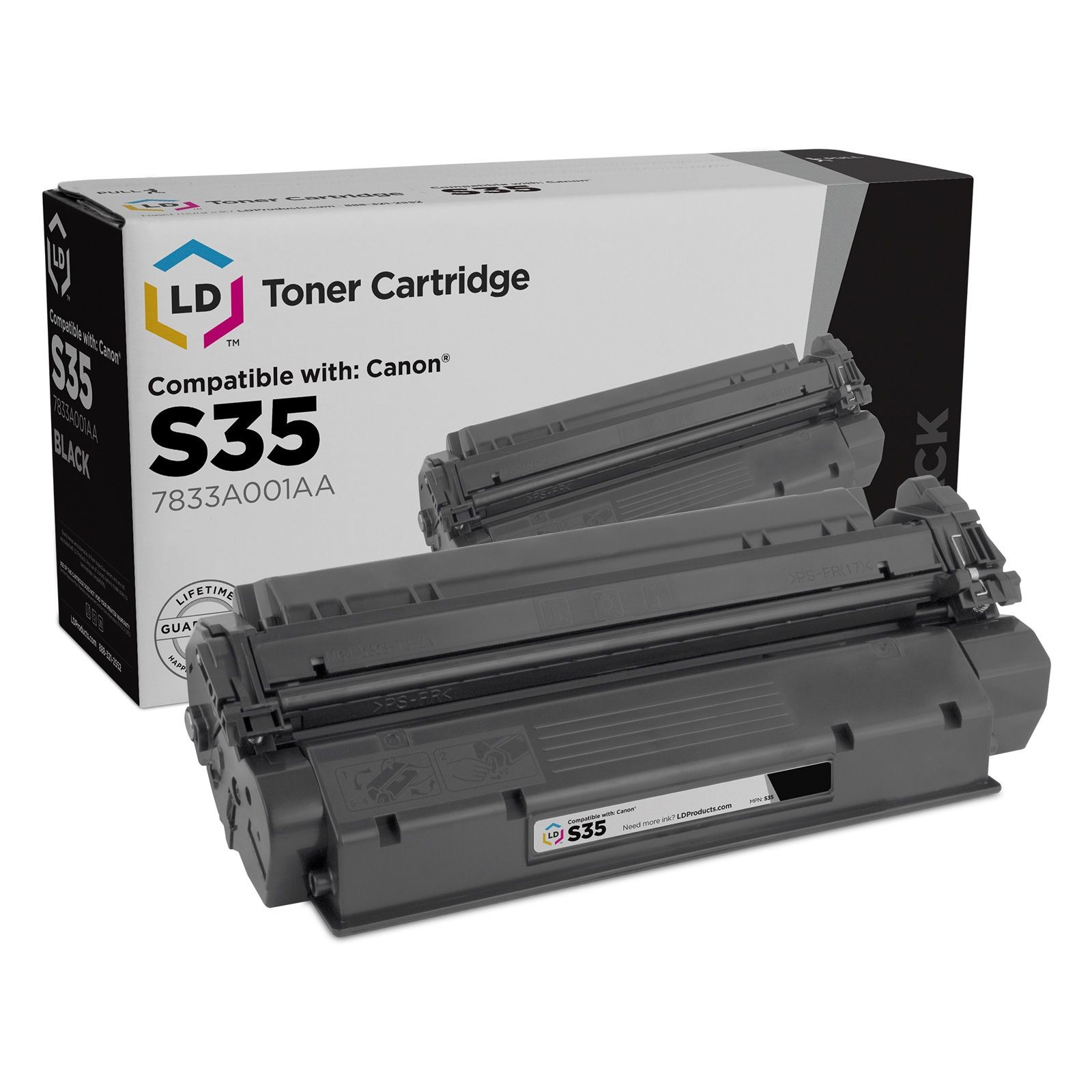 LD 7833A001AA S35 Black Laser Toner Cartridge for Canon Printer
