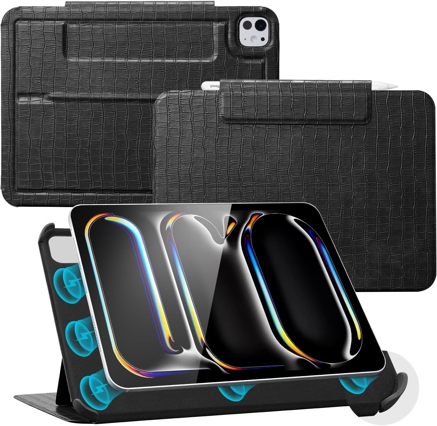 CoBak Magnetic Case with Stand for iPad Pro 11 Inch (M4/M5) 2024/2025, T03-01