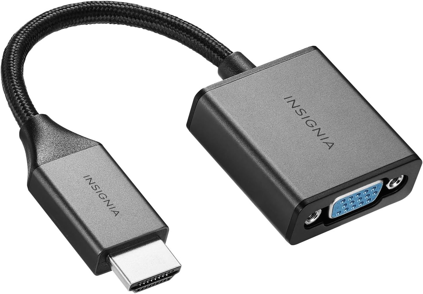 🔥 Insignia HDMI to VGA Adapter Converter Black HD Video Display NS-PG95503 🔥