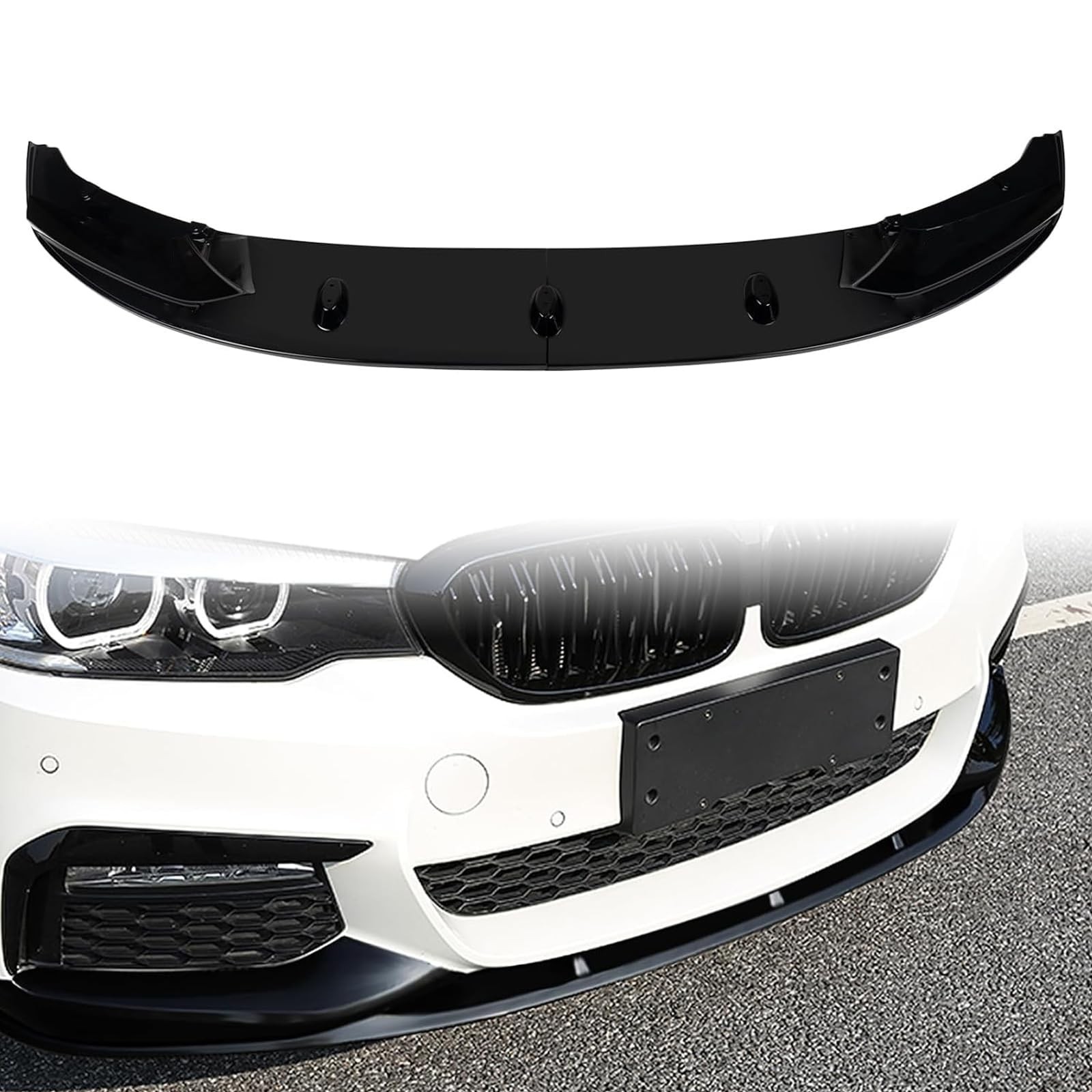 Front Bumper Lip for 2011-2016 BMW 5 Series F10 520i 535i 550i M Sport Front ...