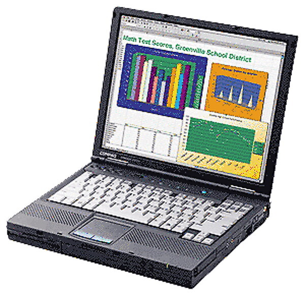 Vintage Compaq Armada E500 20GB FDD CD-ROM Notebook Computer Windows 98