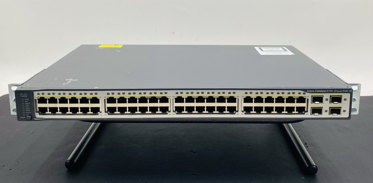 CISCO WS-C3750V2-48PS-S Catalyst 3750 V2 SERIES PoE - 48