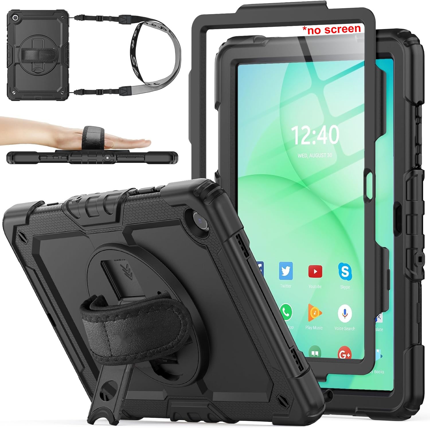 For NEW Samsung Galaxy Tab A11 Plus /A11+/A9 Plus/A9+ Protective Case With Strap