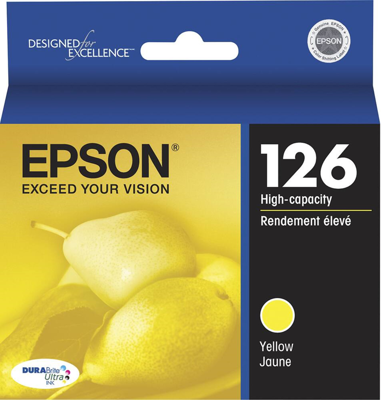New Genuine Epson 126 Yellow Ink Cartridge Epson Stylus NX330 