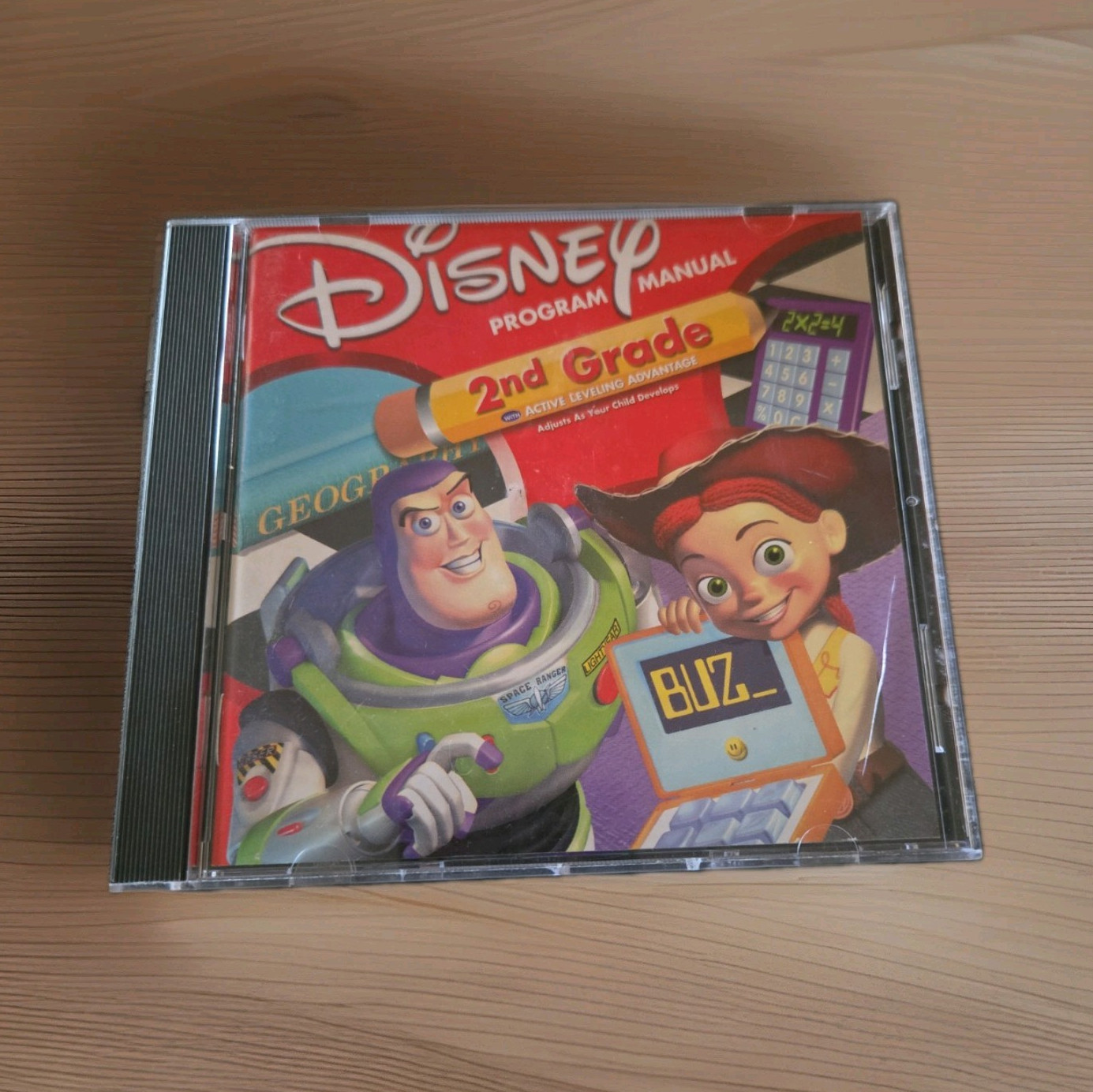 Disney Pixar Buzz Lightyear 2nd Grade PC Mac CD-ROM Tested w/ Case Manual