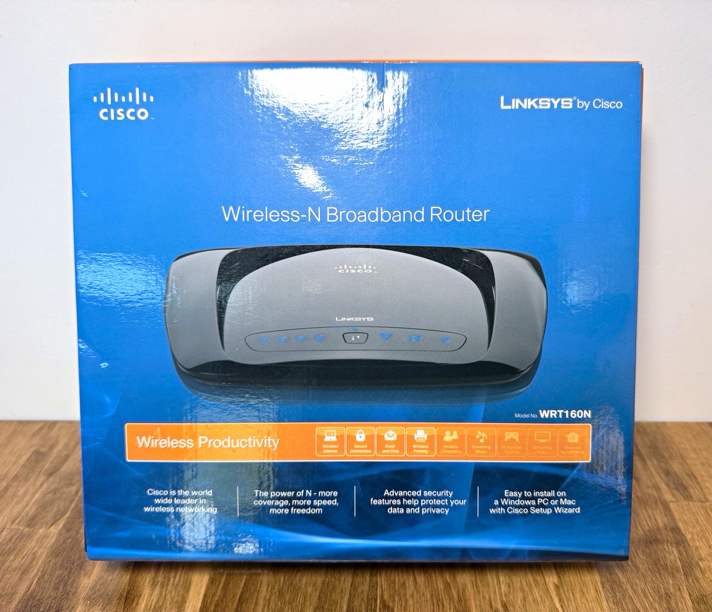 Linksys by Cisco WRT160N V3 Wireless-N Router Open Box NOS Complete