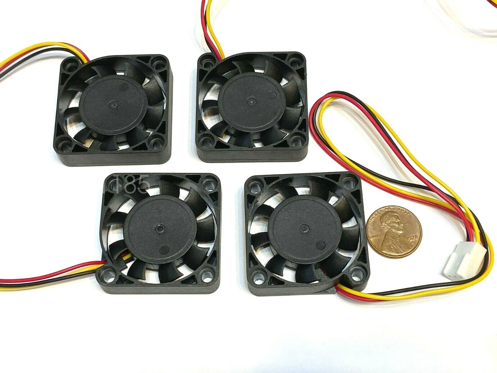 4 Pieces  12v fan 4010 4cm 40mm 3pin C38 (A33)