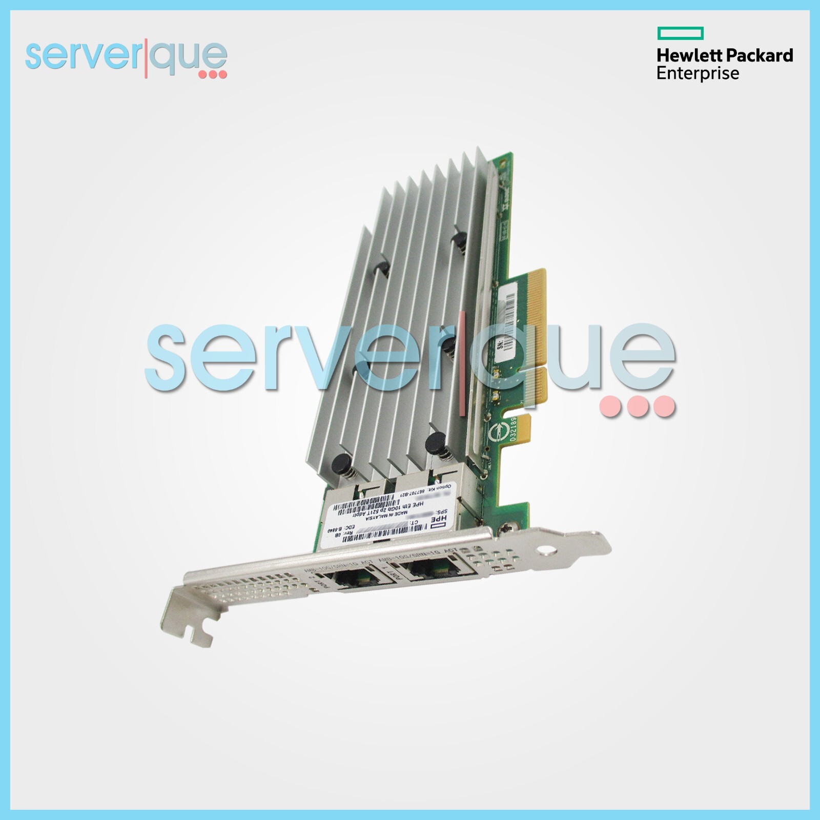 867707-B21 HPE Ethernet 10Gb 521T PCI Express 3.0 x8 Dual-port Adapter