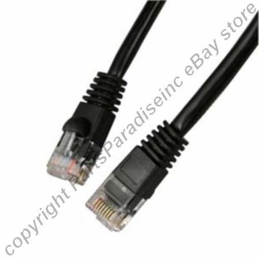 Lot10pk ALL COPPER 10ft RJ45 Cat5e Ethernet/Networ​k UTP Cable/Cord/Wire​{BLACK