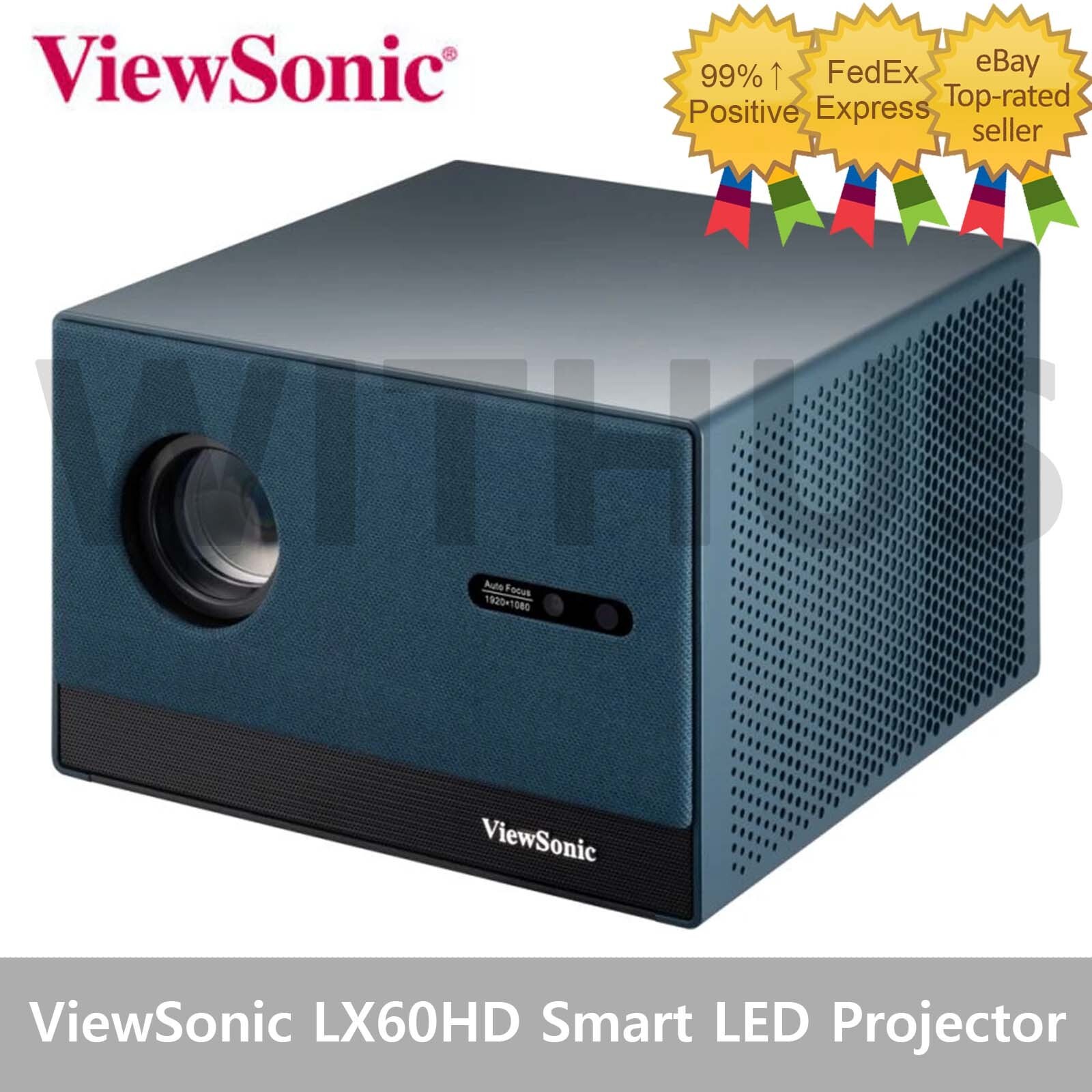 ViewSonic LX60HD 1080p Smart LED Projector with Built-in Google TV