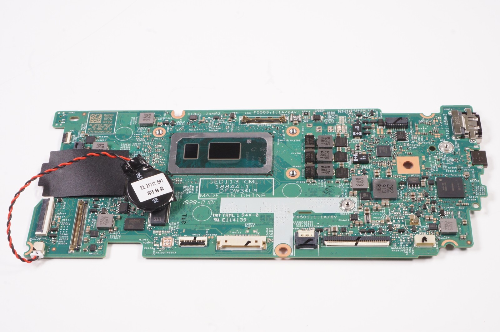 Compatible with HF90F Dell  Intel Core i7-10510u 16GB Motherboard I7391-7520B...