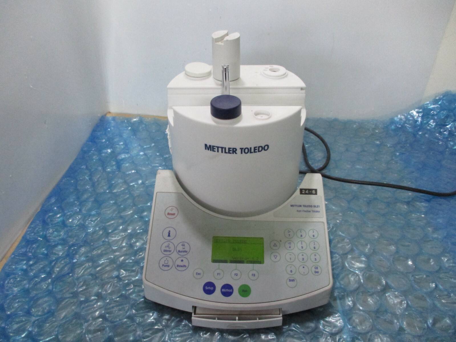 METTLER TOLEDO DL31 VER:1.2 Karl Fischer Titrator AS-IS